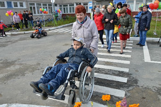 В Березниках появилась современная  площадка  для обучения ПДД детей-инвалидов
