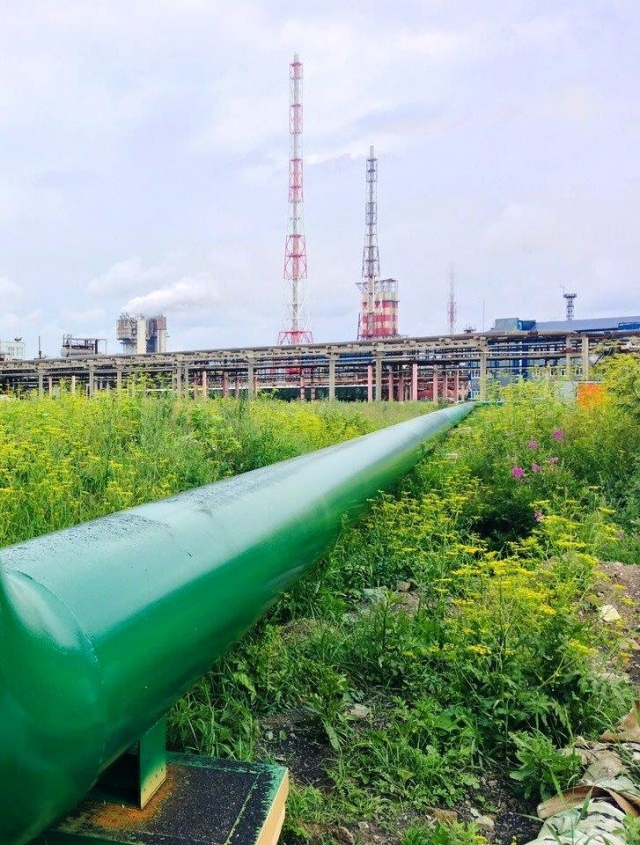 На «Азоте» установили новый водовод промышленной воды
