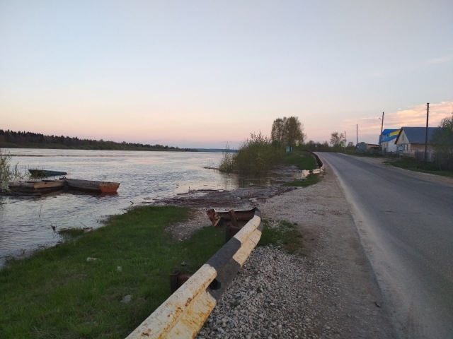 Уровень воды в верховьях Камы и Вишеры начинает снижаться 