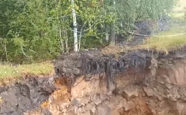 Провал в Кизеле образовался еще более года назад
